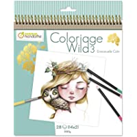 Avenue Mandarine - Cuaderno de colorear Wild 3 by Emmanuelle Colin (Edición colector) (GY077C)